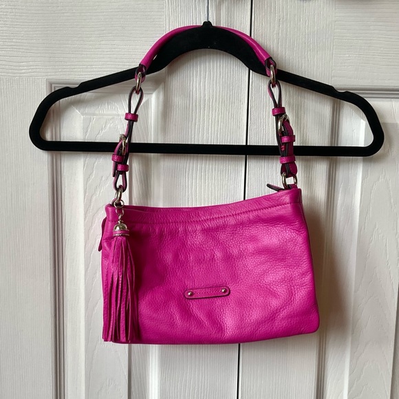 Pink Leather Danier Handbag - Picture 2 of 6